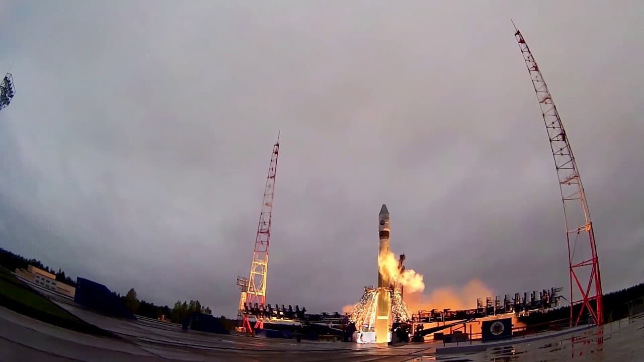 Launch of a spacecraft of the Russian Defence Ministry at the Plesetsk cosmodrome