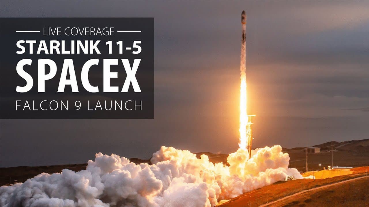 Watch Live: SpaceX Falcon 9 rocket launches from California carrying Starlink internet satellites