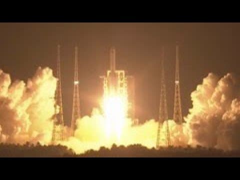 Video: Watch China's Long March-5 Y3 rocket blasts off from Wenchang