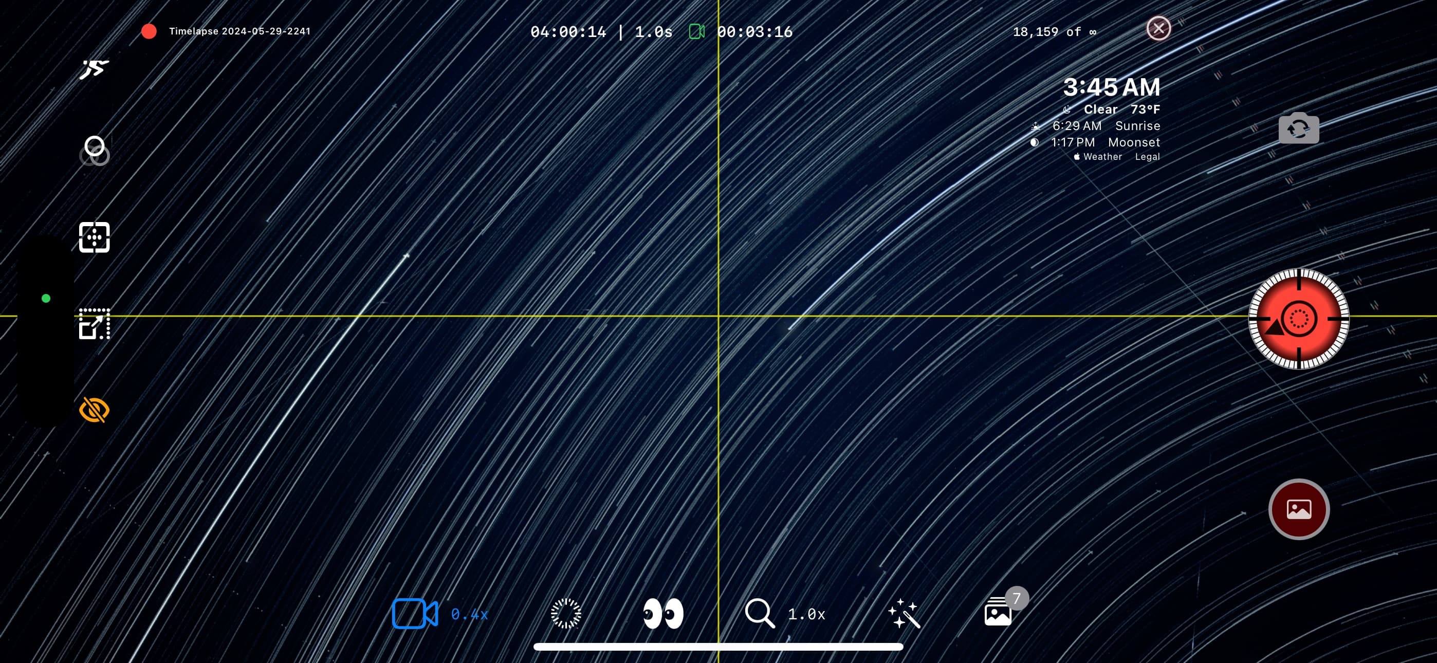 TimeLapsed App in Action