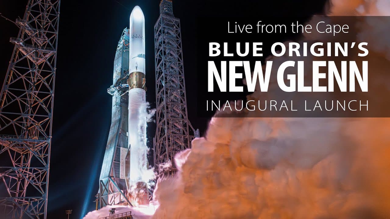 Watch live: Jeff Bezos' Blue Origin launches a New Glenn rocket for first time at Cape Canaveral