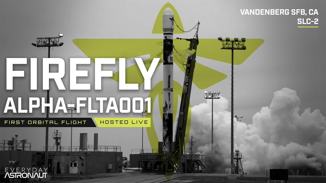 Watch Firefly launch their FIRST EVER orbital rocket, Alpha!