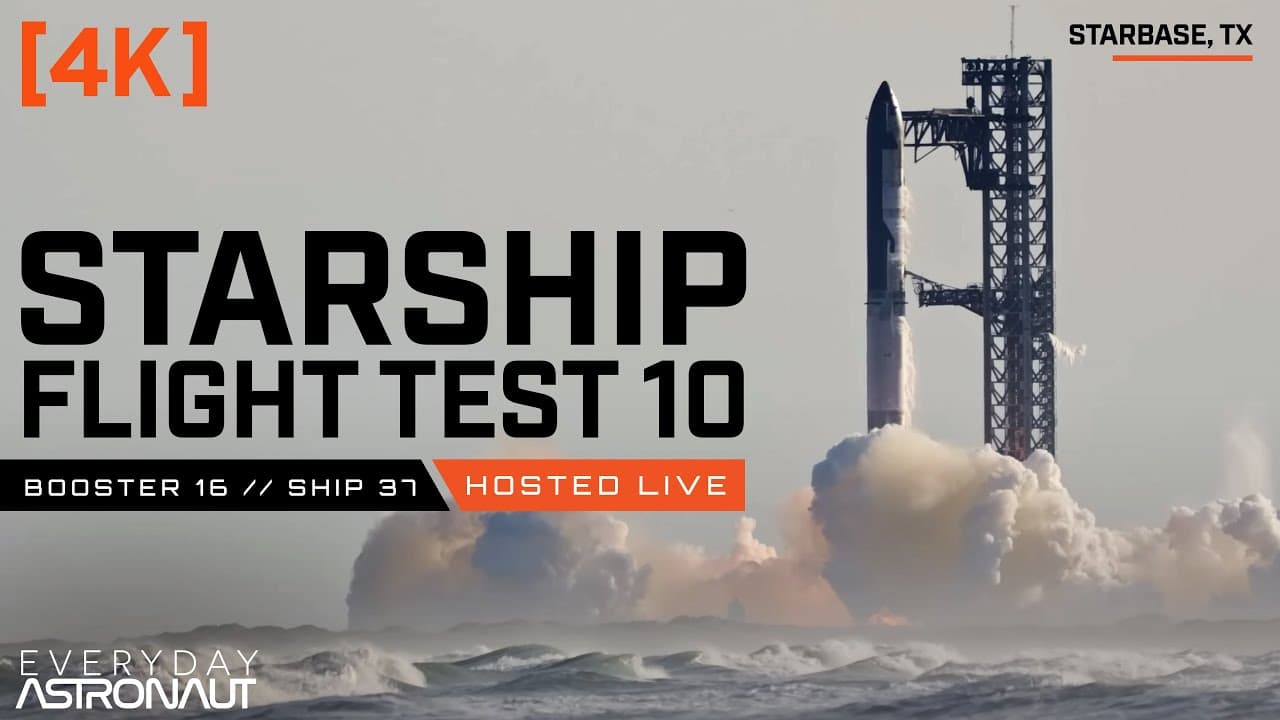 [SCRUBBED] Watch the largest and most powerful rocket launch live! Starship Flight 10