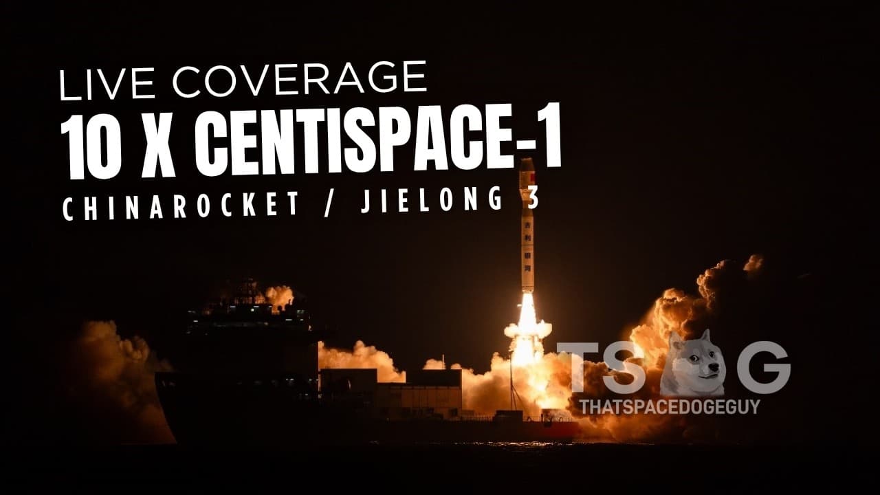 Watch Jielong 3 Launch from Haiyang, LIVE!! (Official TSDG Broadcast)