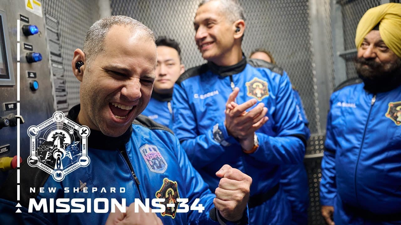 Replay: New Shepard Mission NS-34 Webcast