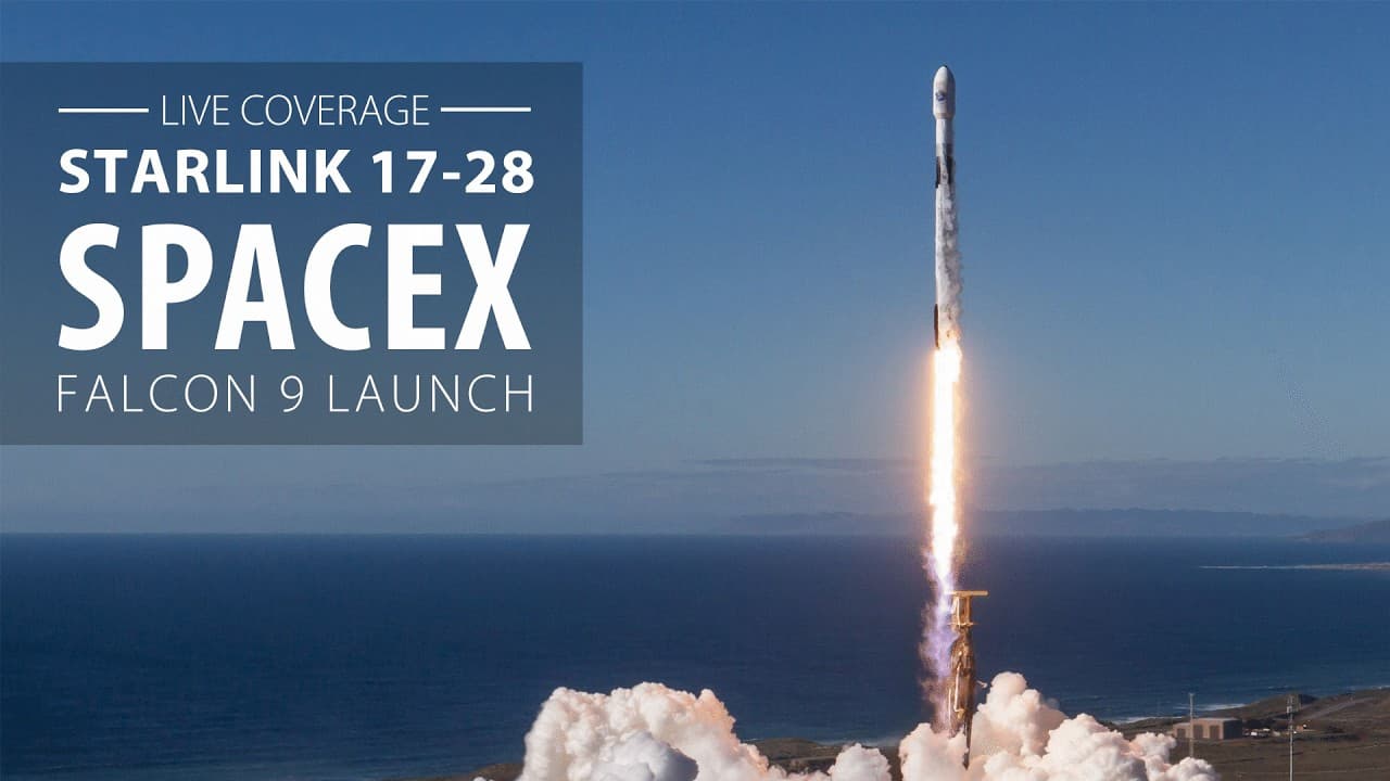 Live: Falcon 9 rocket launches from California with 24 satellites for SpaceX's Starlink service