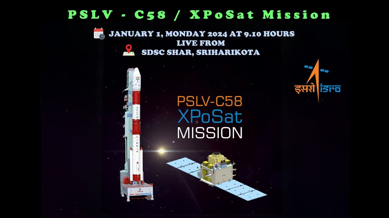Launch of PSLV-C58/XPoSat Mission from Satish Dhawan Space Centre (SDSC) SHAR, Sriharikota
