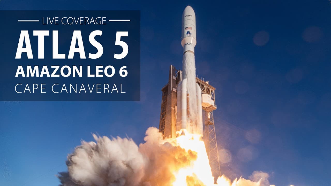 Watch live: ULA Atlas 5 rocket launches from Cape Canaveral with 29 Amazon Leo satellites