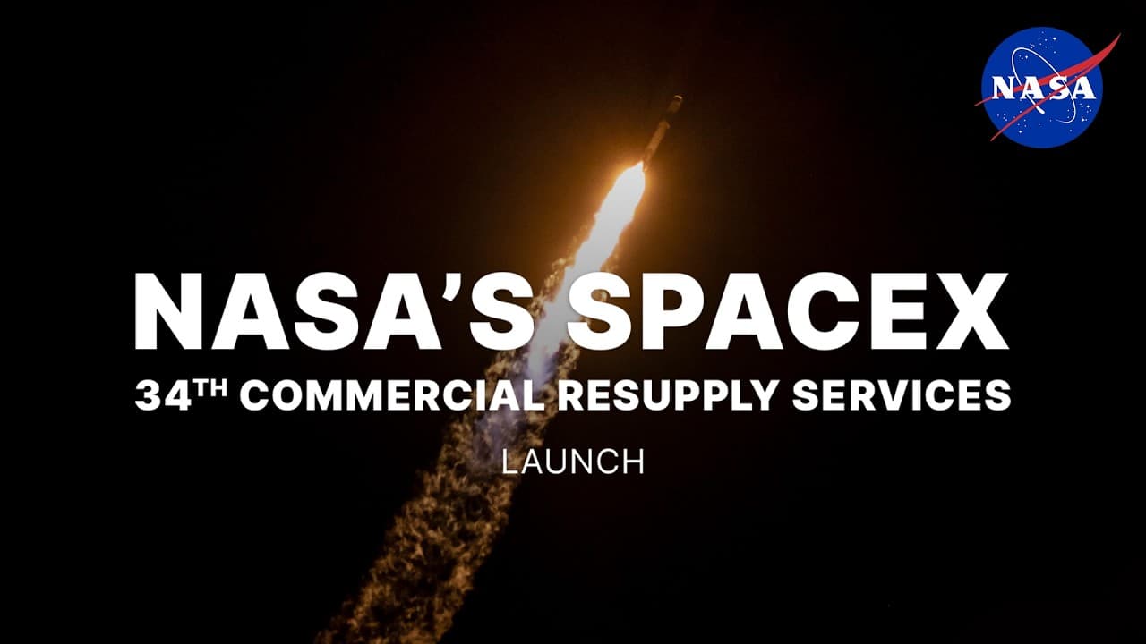 NASA's SpaceX 34th Commercial Resupply Services Launch