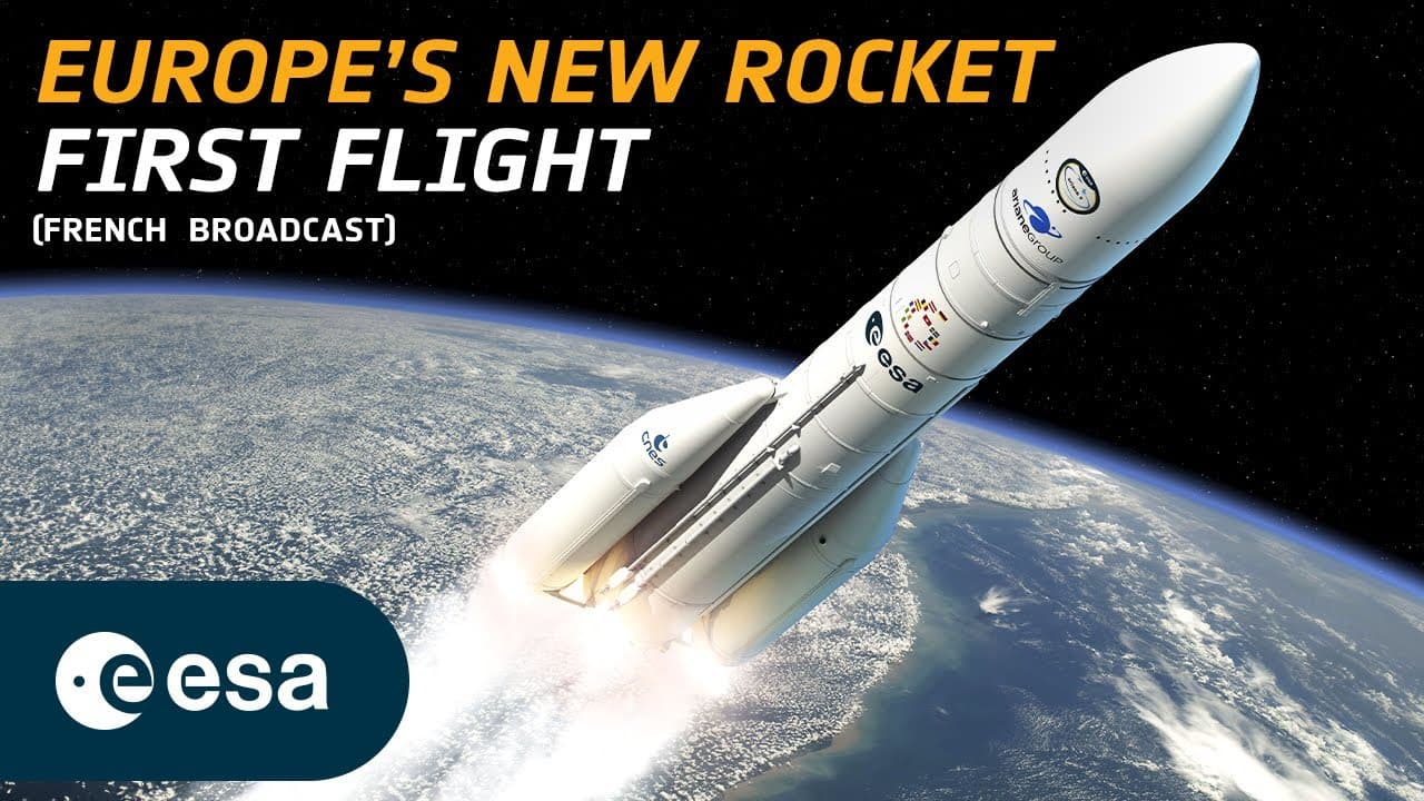 Premier vol d'Ariane 6 (Diffusion officielle)