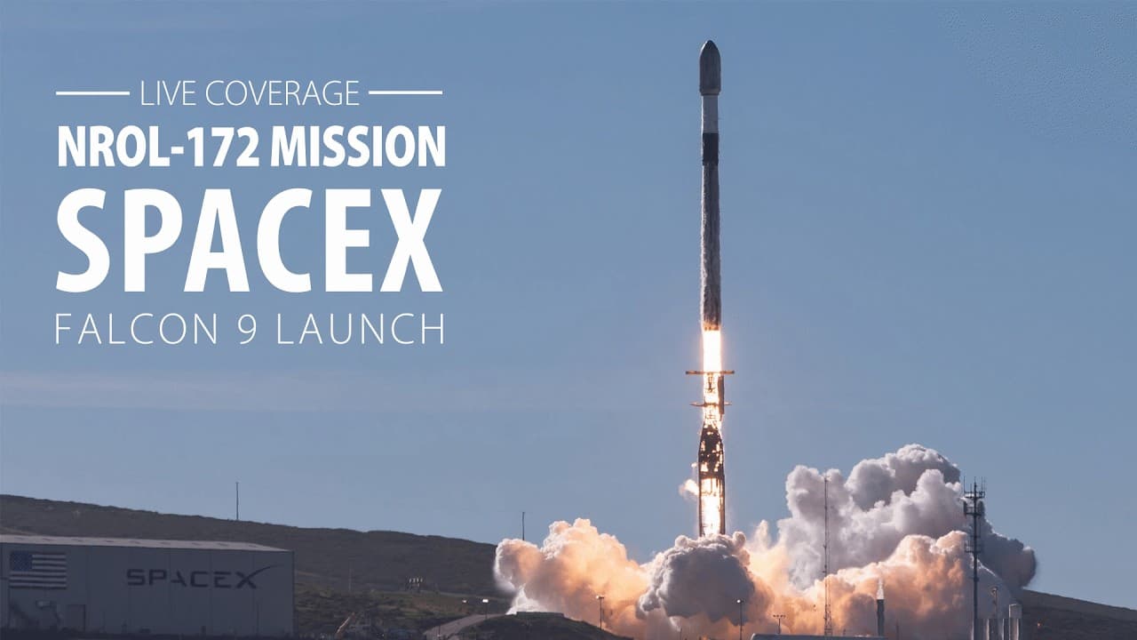 Live: SpaceX Falcon 9 rocket launches from California on a mission for U.S. spy satellite agency