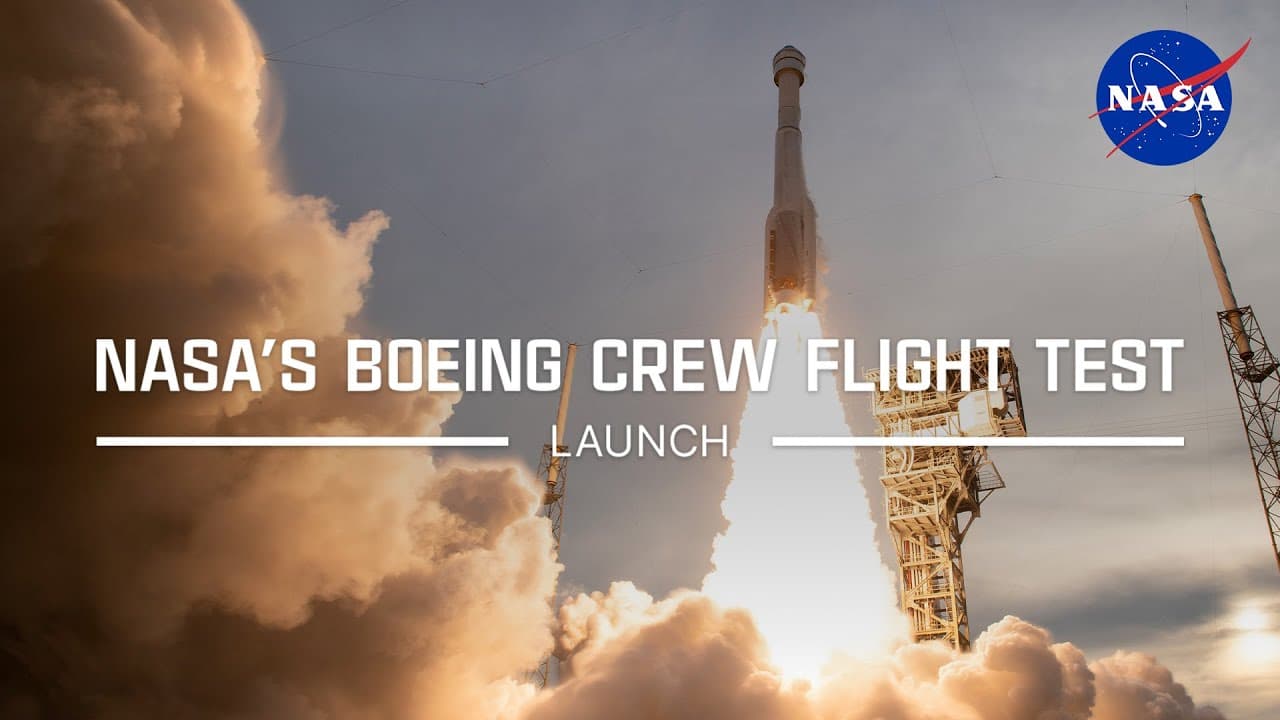NASA’s Boeing Starliner Crew Flight Test Launch – June 5, 2024 (Official NASA Broadcast)