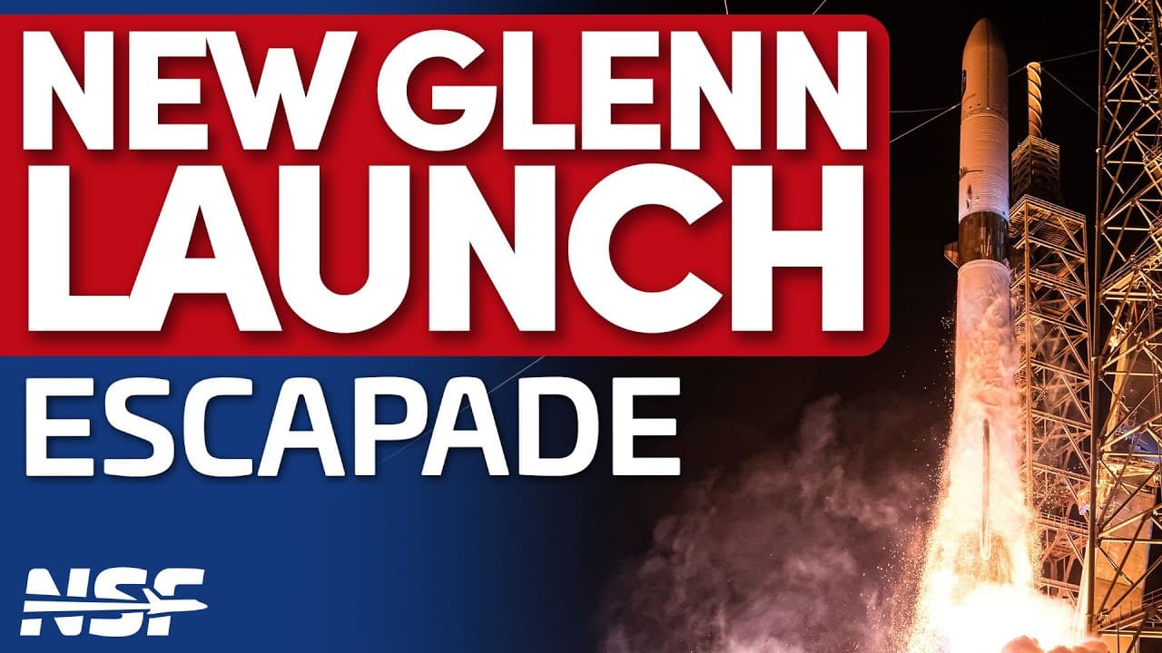 Blue Origin Launches New Glenn Flight 2 - NASA ESCAPADE Mission to Mars