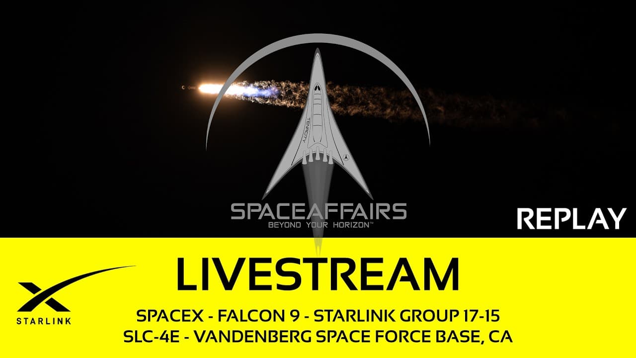 SpaceX - Falcon 9 - Starlink 17-15 - SLC-4E - Vandenberg SFB - March 20, 2026