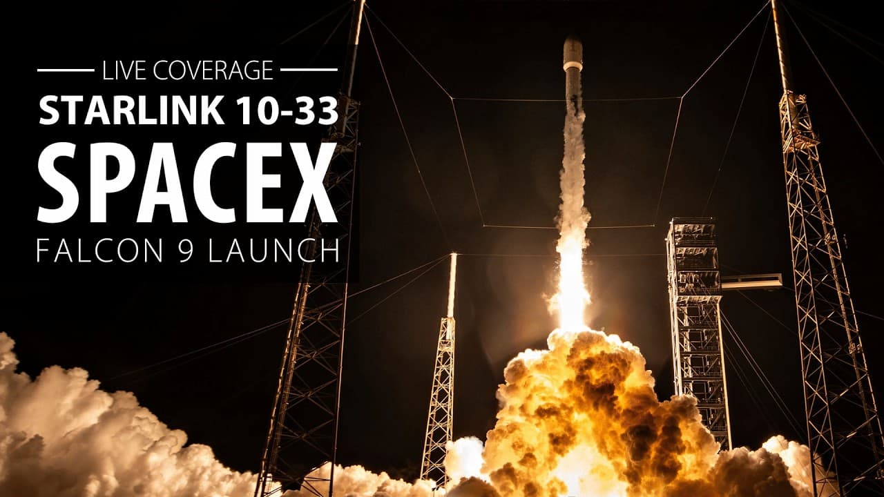 Live: SpaceX launches Falcon 9 with 29 Starlink satellites heading north-east from Cape Canaveral