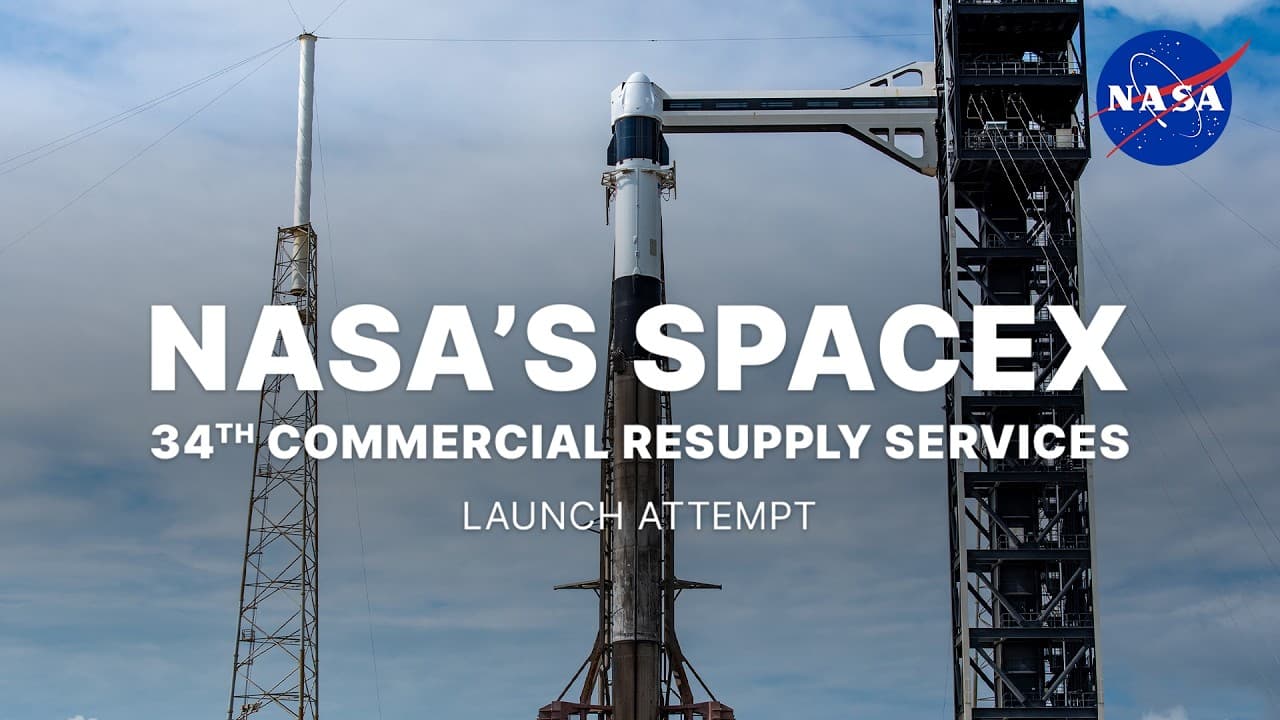 NASA's SpaceX 34th Commercial Resupply Services Launch