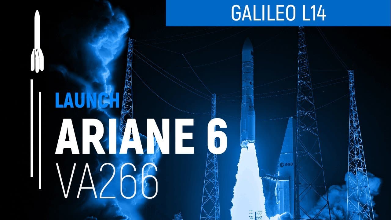 Flight VA266 | Galileo L14 | Ariane 6 | Arianespace