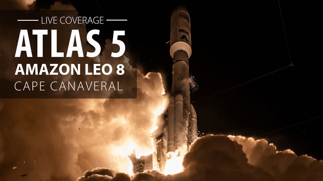 Watch live: ULA Atlas 5 rocket launches 29 Amazon Leo satellites from Cape Canaveral, Florida