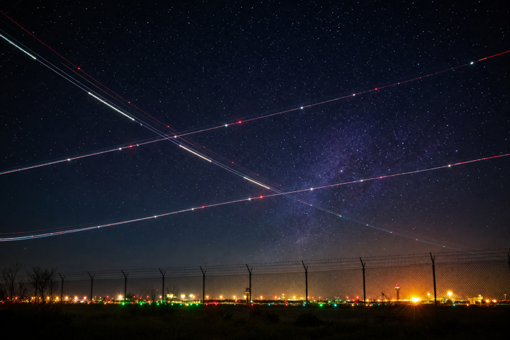 Air Traffic at Night profile artwork from the TimeLapsed iOS app