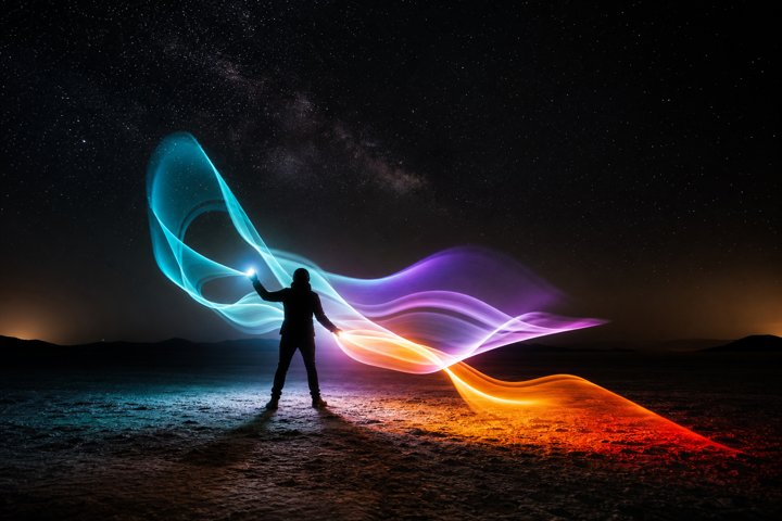 Light Painting profile artwork from the TimeLapsed iOS app