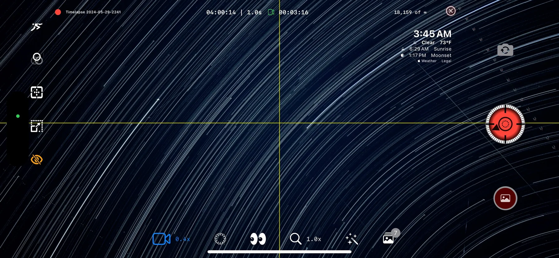 Original SpaceLaunches field capture