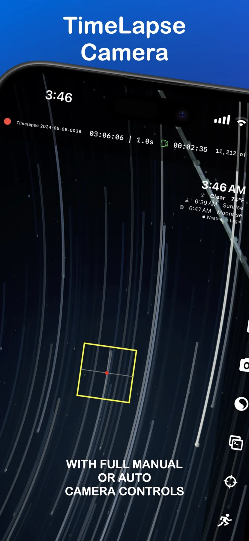 Original TimeLapsed App Store screen 1