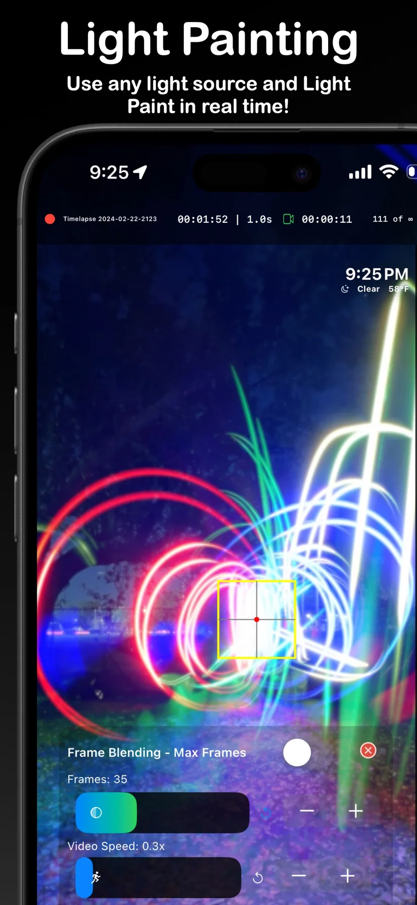Original TimeLapsed App Store screen 2