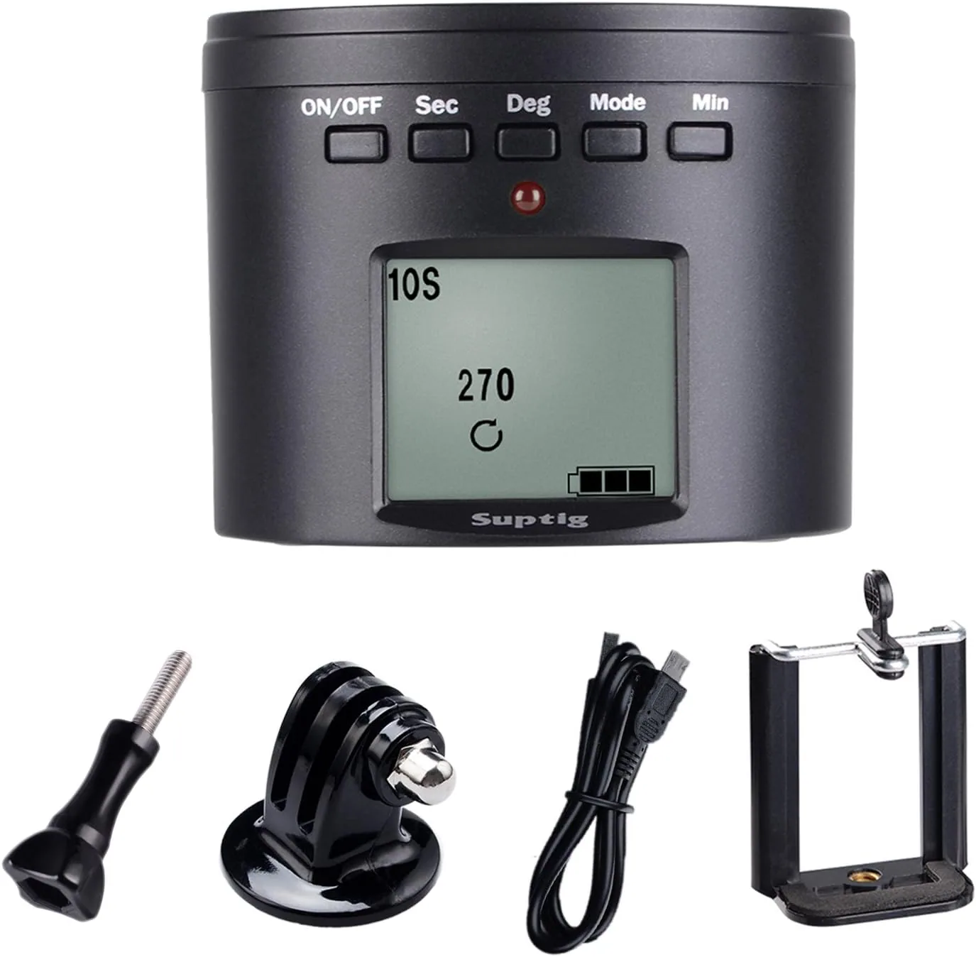 Motorized camera rotator used with TimeLapsed