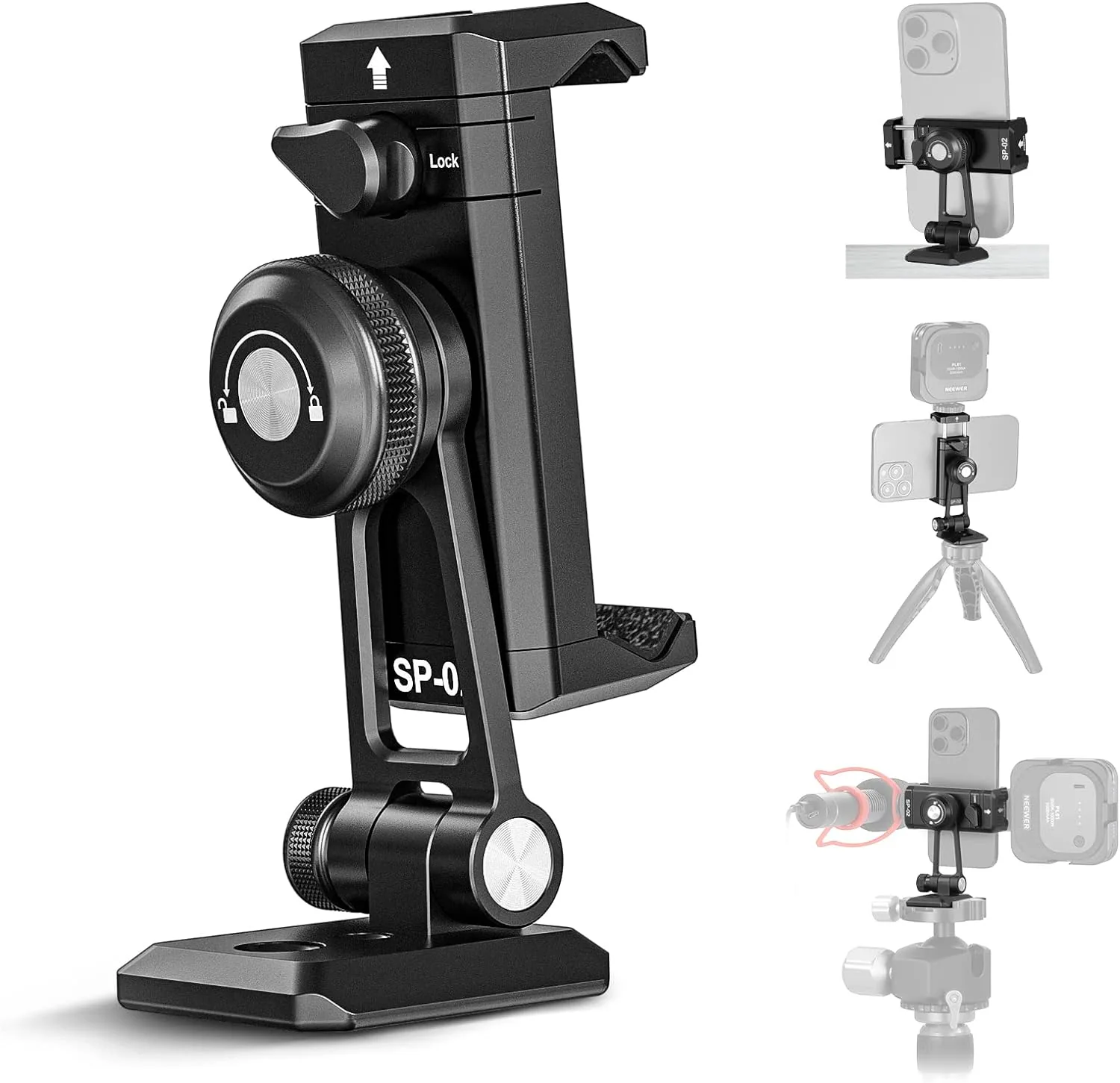 iPhone tripod holder used with TimeLapsed