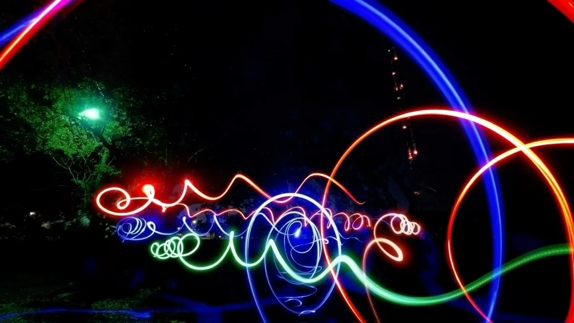 Light painting made with TimeLapsed