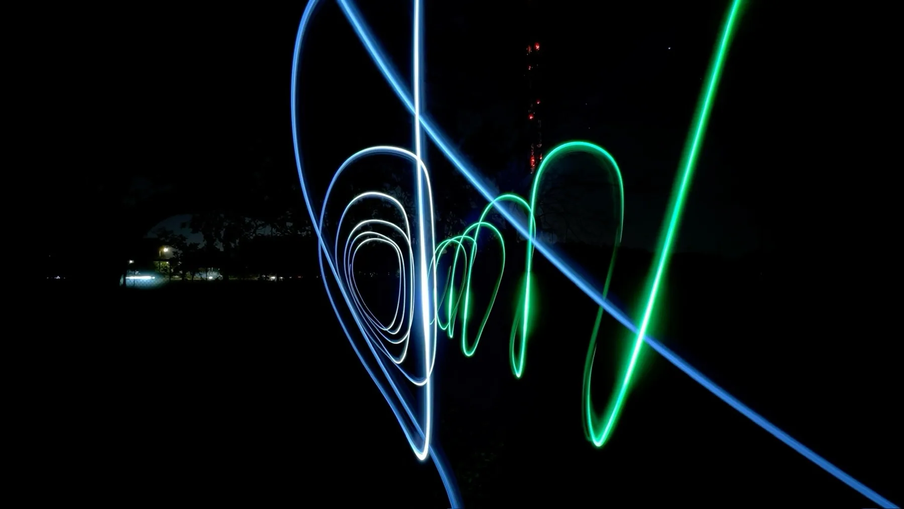 Second light painting made with TimeLapsed