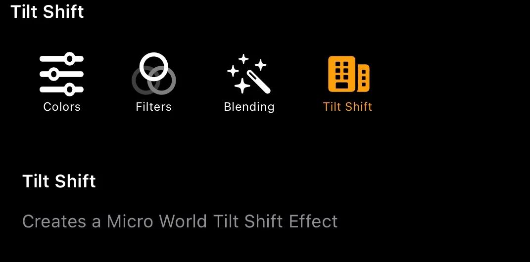 TimeLapsed tilt-shift guide icon
