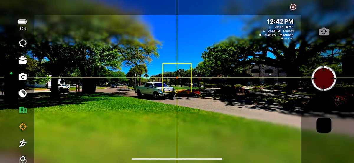 TimeLapsed tilt-shift guide screen 15