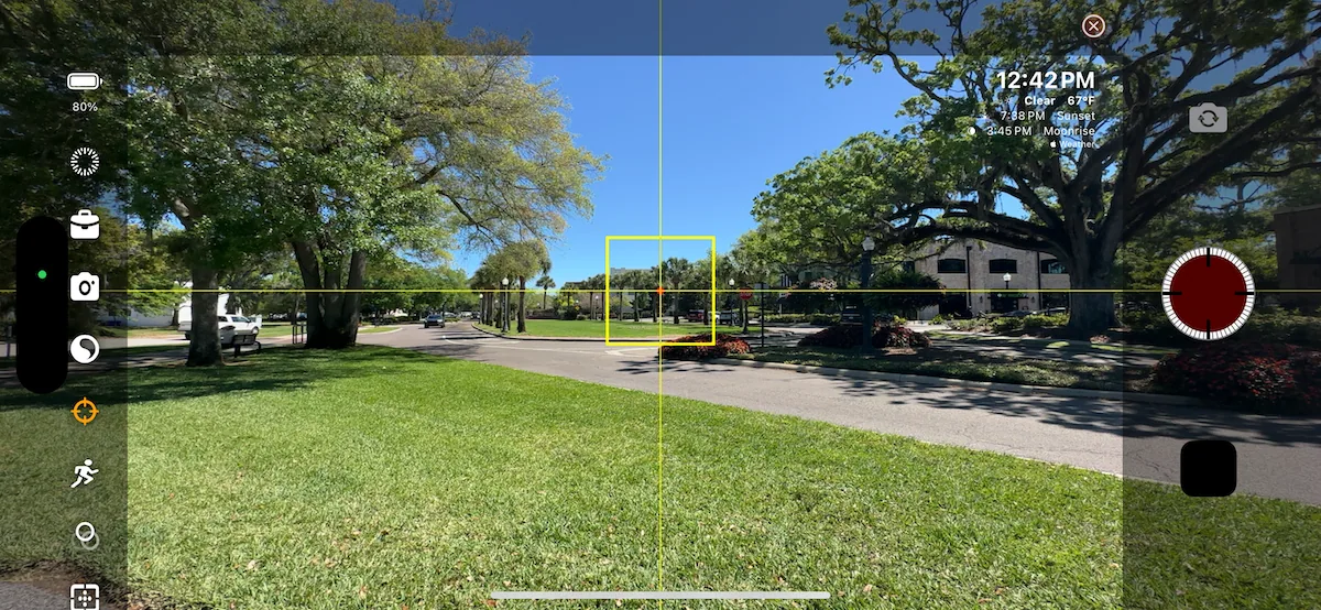 TimeLapsed tilt-shift guide screen 17
