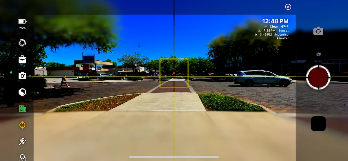 TimeLapsed tilt-shift guide screen 4