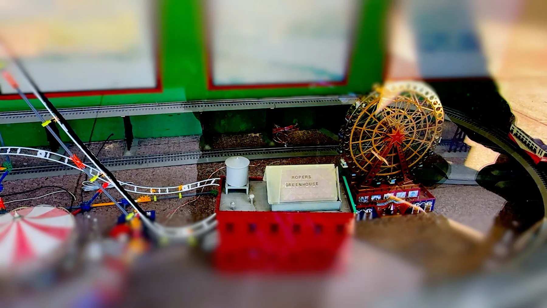 TimeLapsed tilt-shift train example 2