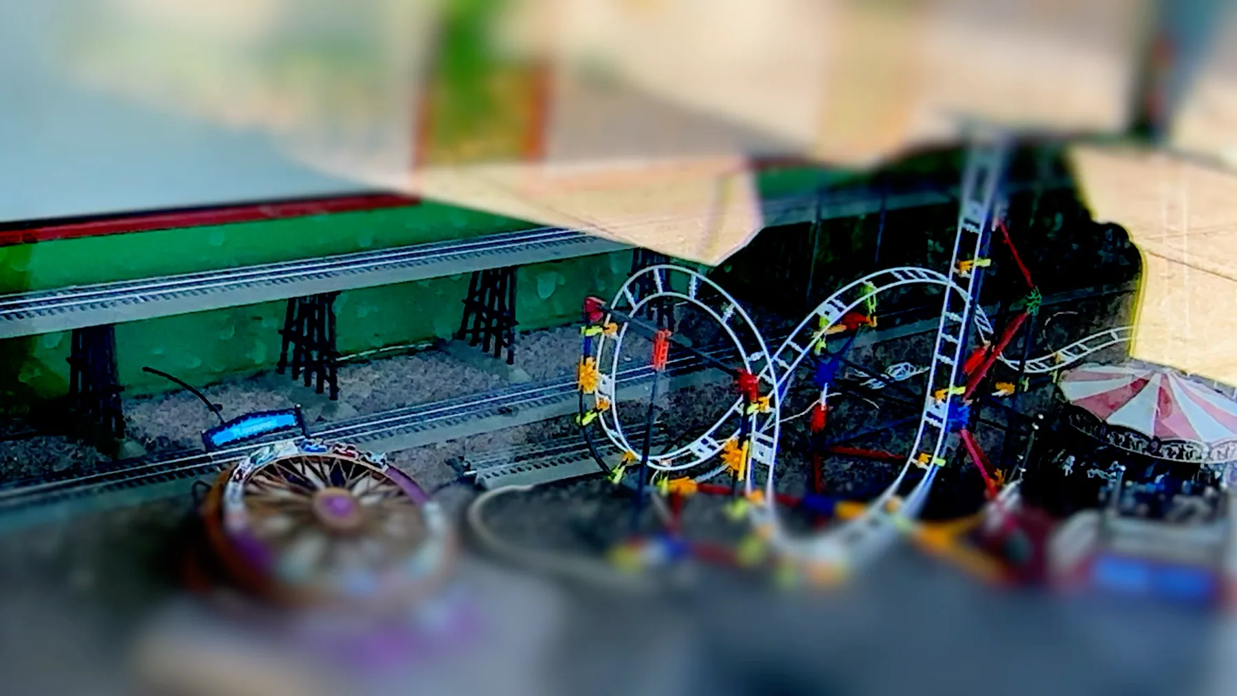 TimeLapsed tilt-shift train example 5