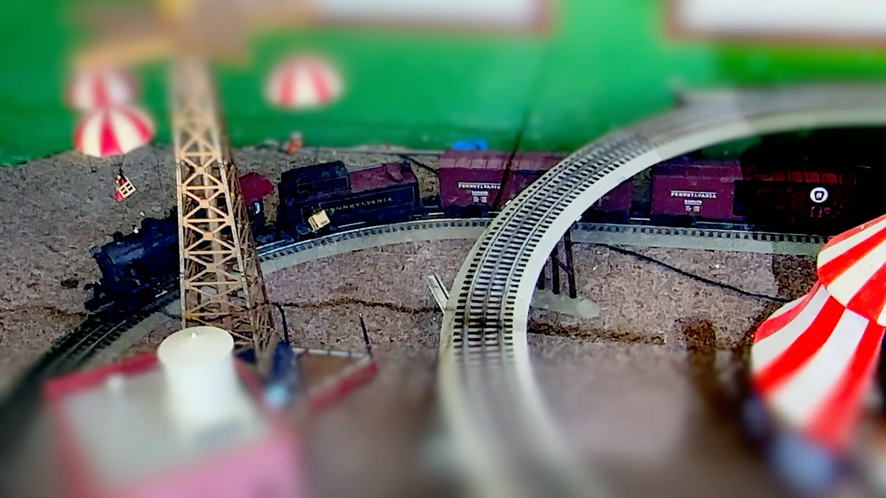 TimeLapsed tilt-shift train example 6