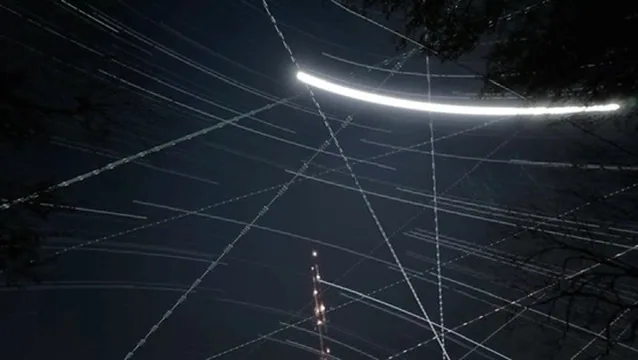 TimeLapsed star-trail field example